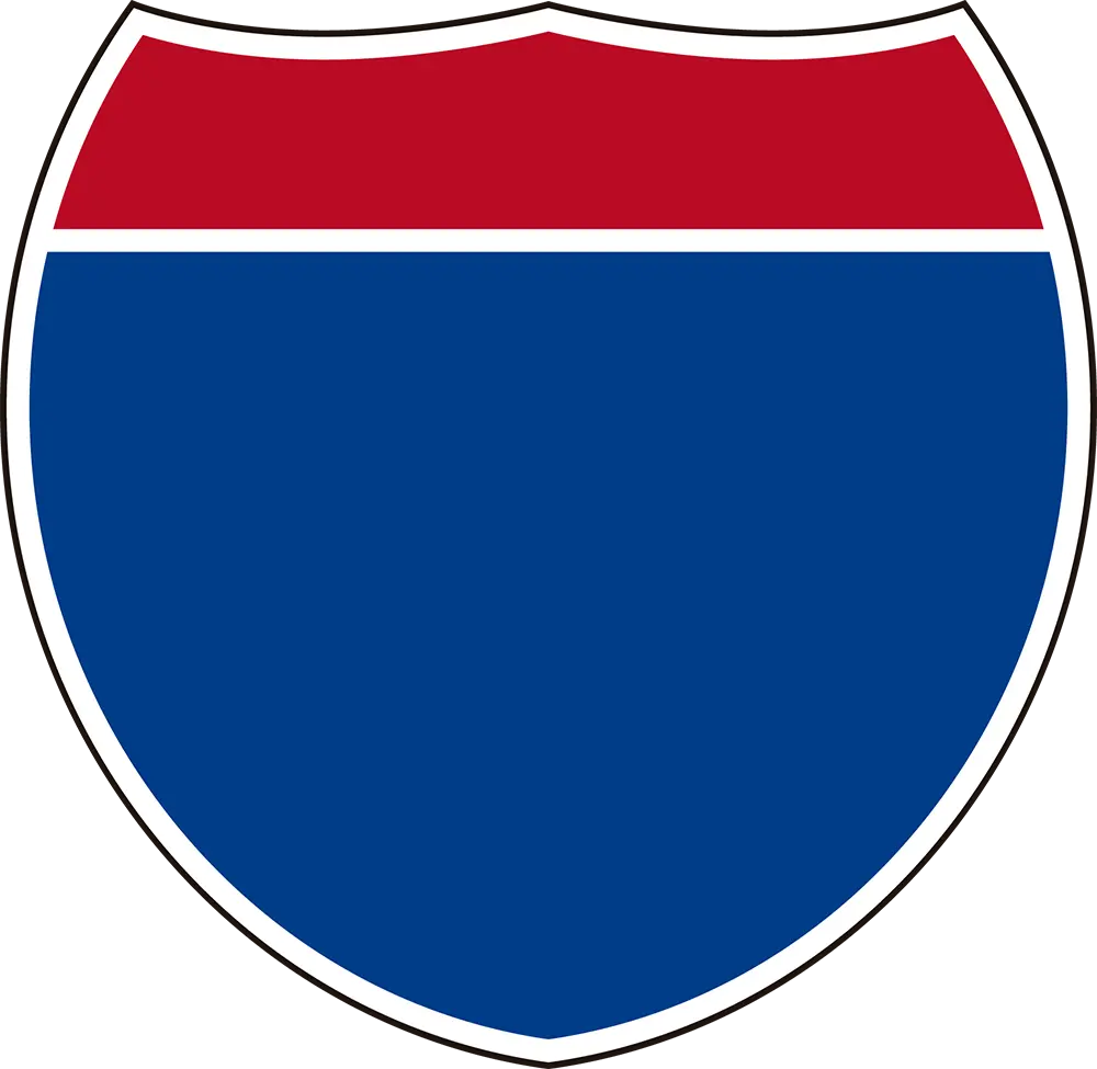 Interstate Road Sign